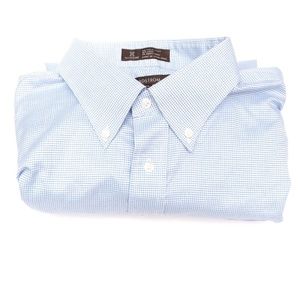 Nordstrom Mens Dress Shirt Classic Fit 17 1/2 x 35